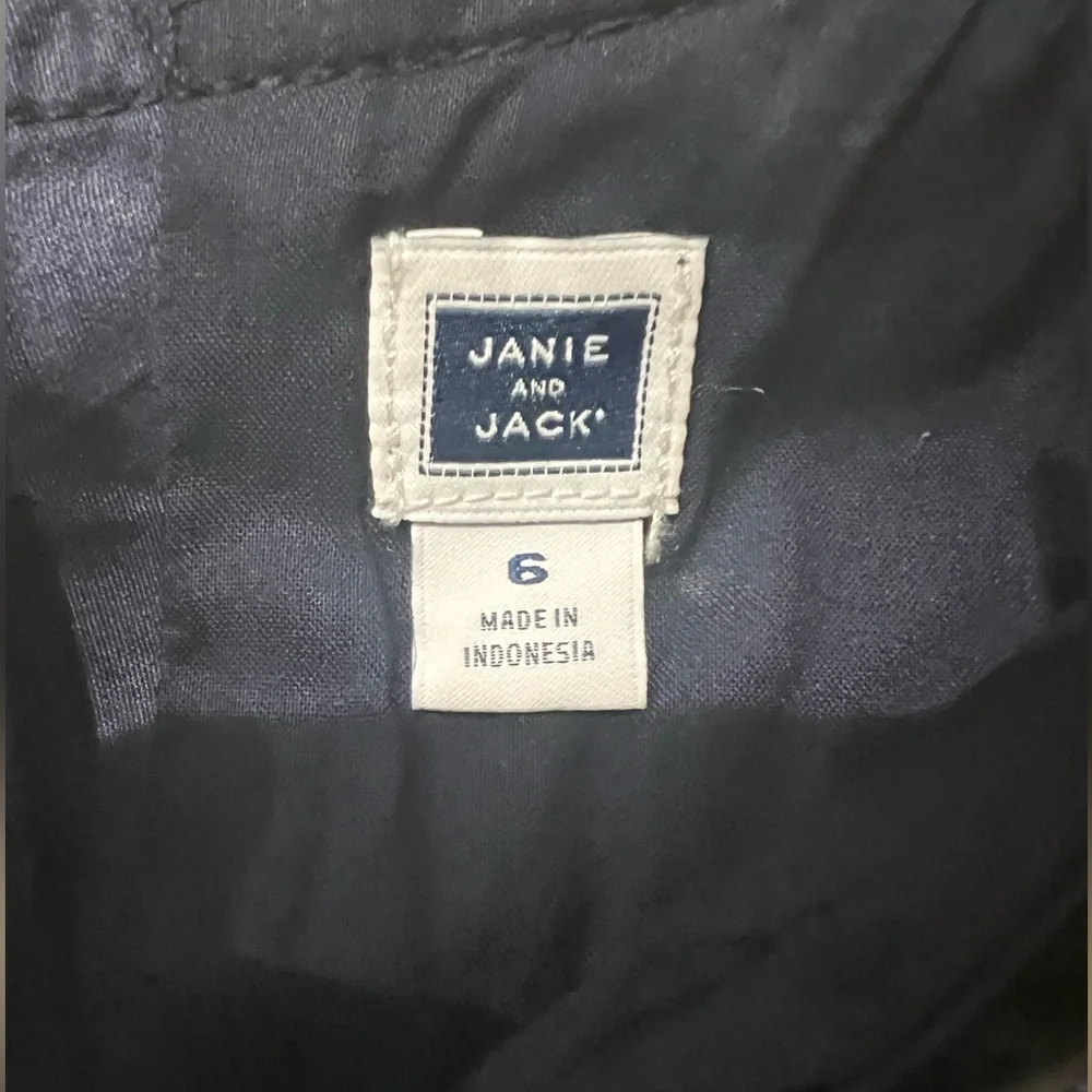 Janie and Jack Navy Polka Dot Sleeveless Dress - Like New! - Picture 4 of 4